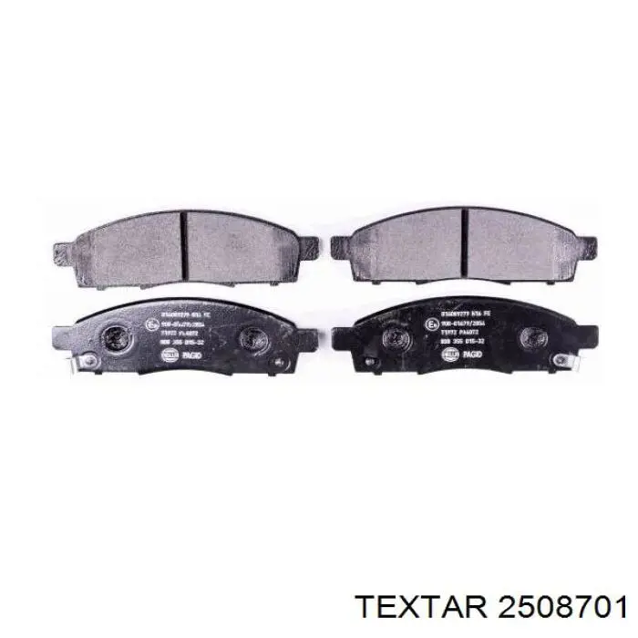 Колодки Textar 2508701 цена, от 53.76 USD