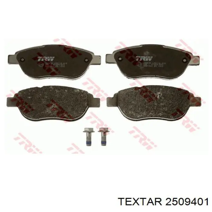 Колодки Textar 2509401 цена, от 19.51 USD