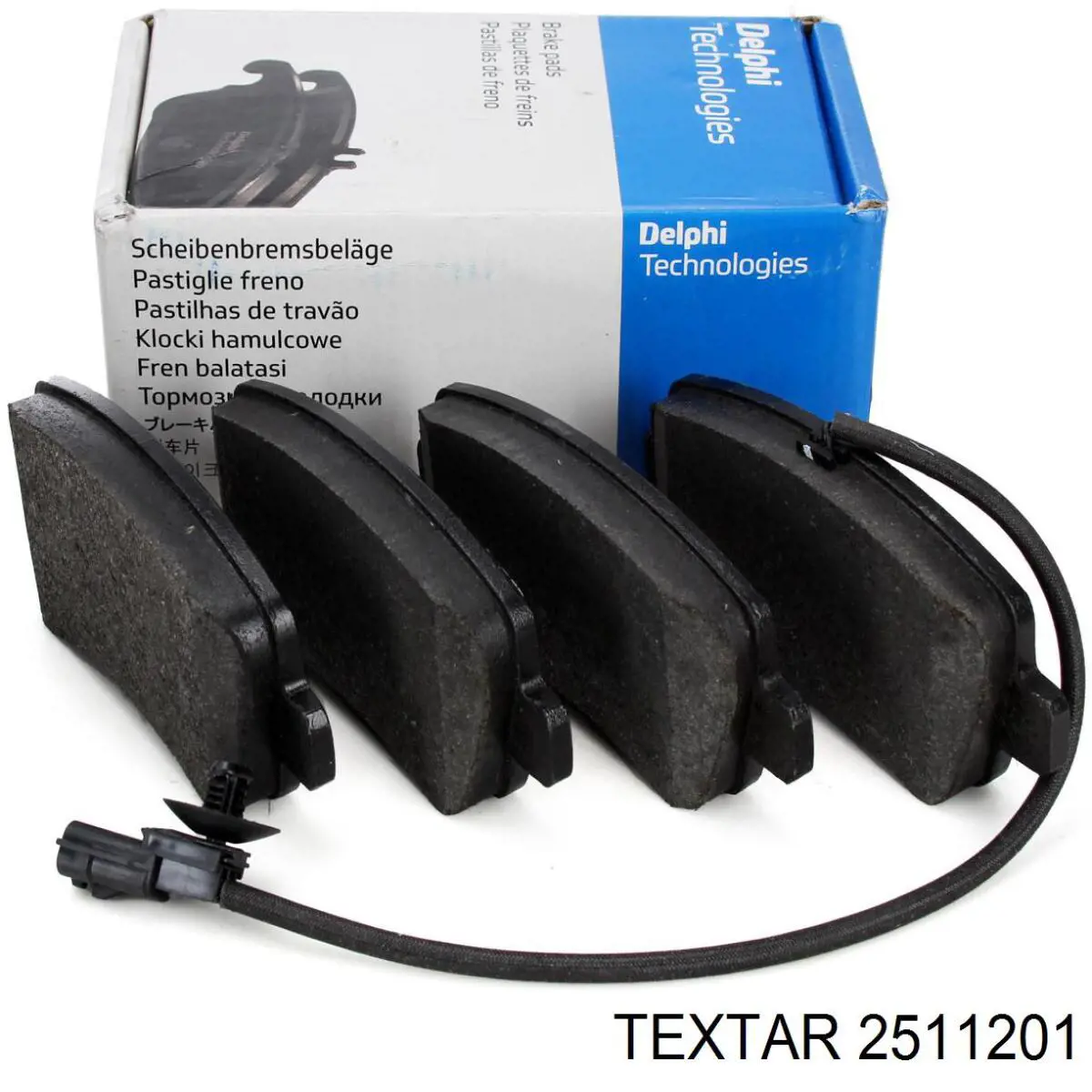 Задние дисковые колодки Textar 2511201