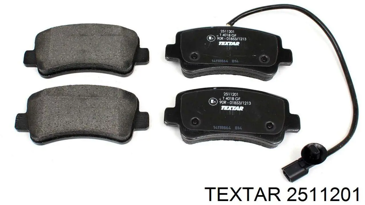 Колодки дисковые  Textar 2511201 цена, от 46.37 USD