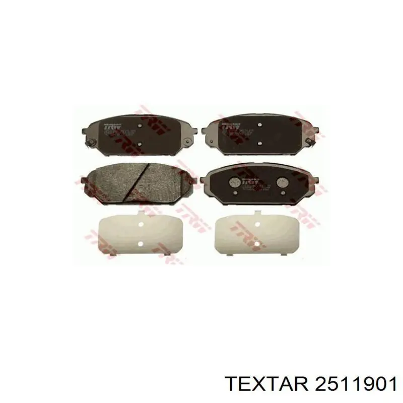 Купить 2511901 Textar Колодки тормозные