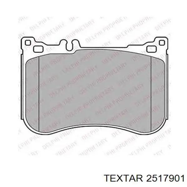 Передние тормозные колодки 2517901 Textar