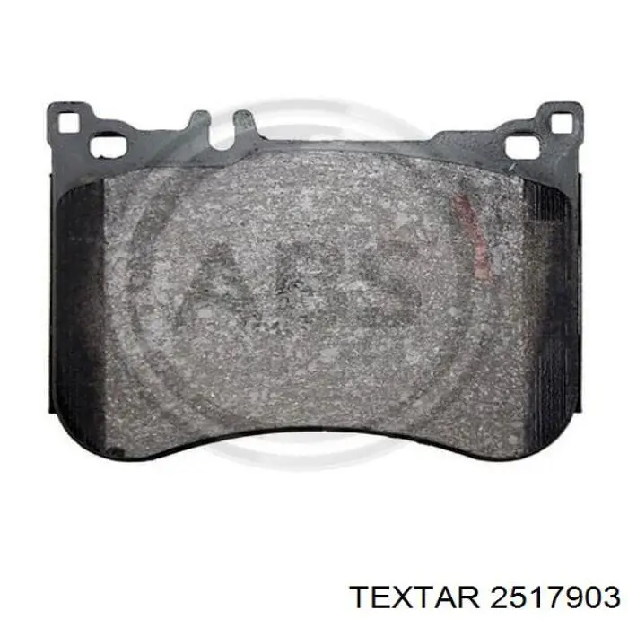 2517903 Textar Колодки передние