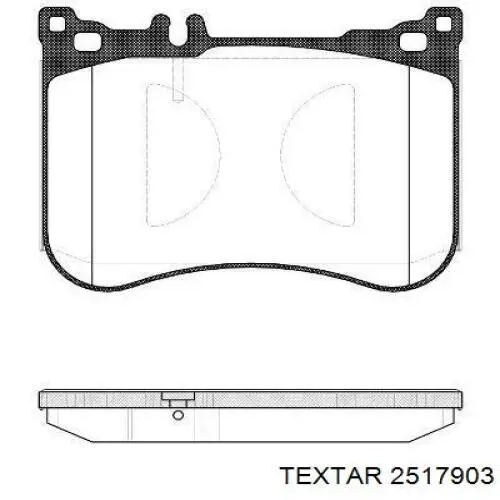 Купить 2517903 Textar Колодки тормозные