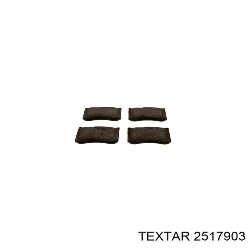 Купить 2517903 Textar Колодки тормозные