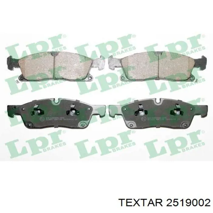 Купить 2519002 Textar Колодки тормозные