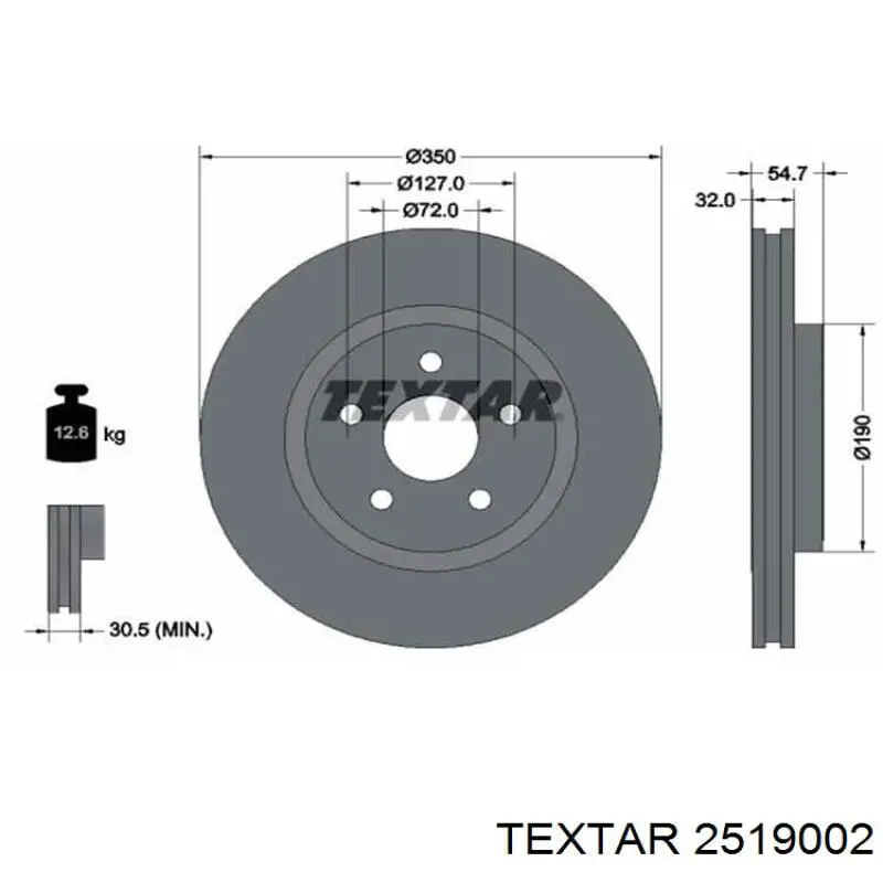 Колодки Textar 2519002 цена, от 86.67 USD