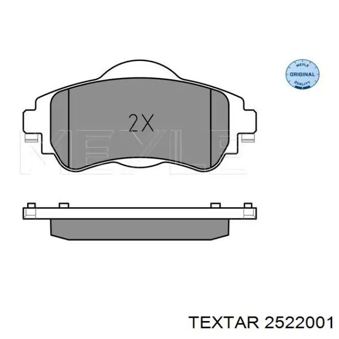 Купить 2522001 Textar Колодки тормозные