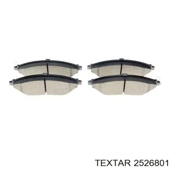 Тормозные колодки Textar 2526801