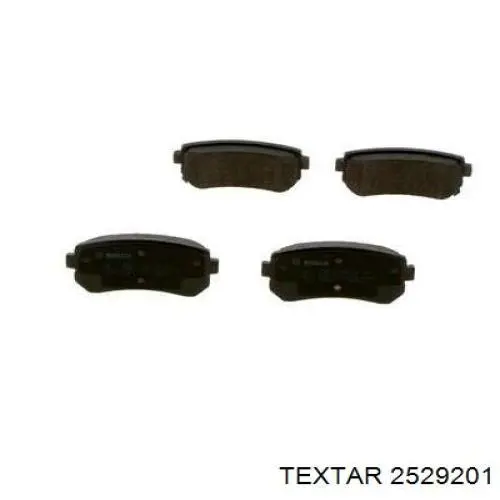 Купить 2529201 Textar Колодки тормозные задние, дисковые