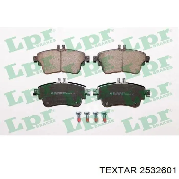 Колодки Textar 2532601 цена, от 46.71 USD