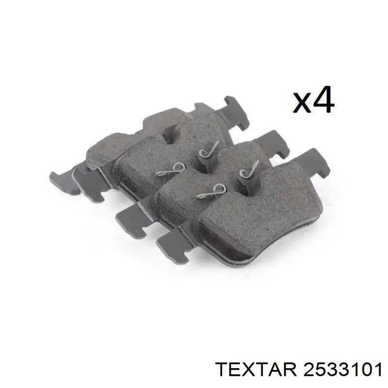 Колодки дисковые  Textar 2533101 цена, от 60.35 USD