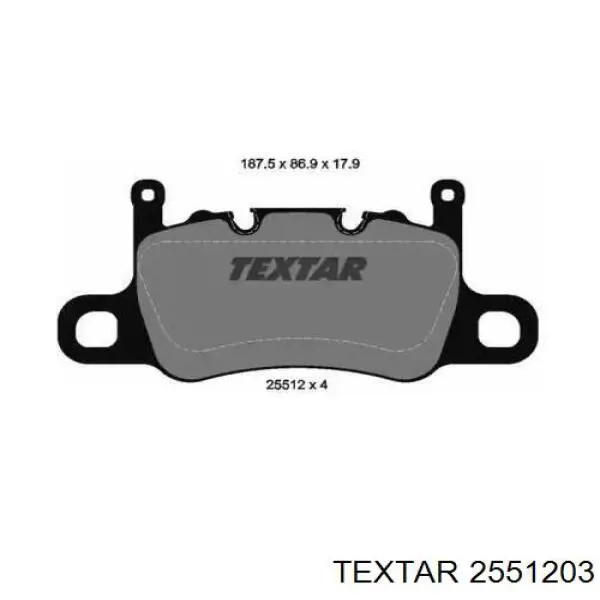 971698451B Bentley sapatas do freio traseiras de disco