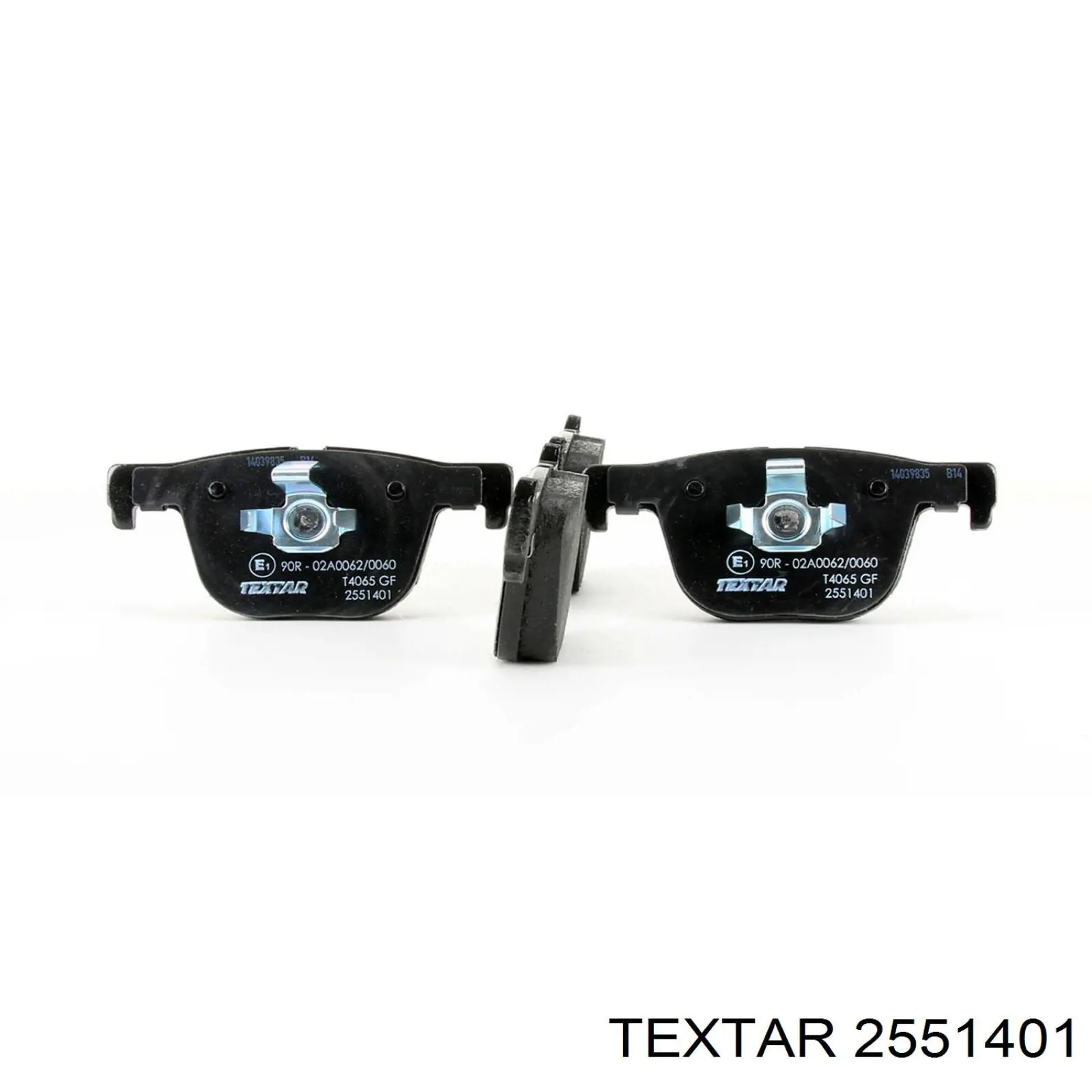 Задние тормозные колодки 2551401 Textar