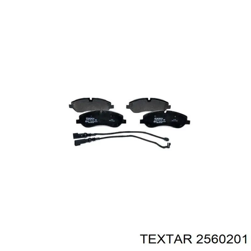 Передние тормозные колодки 2560201 Textar