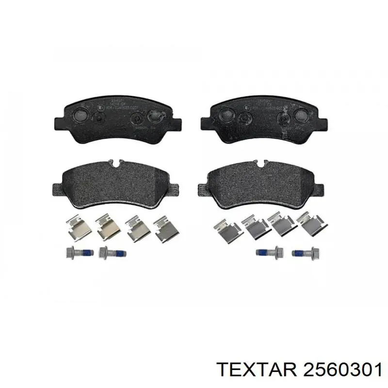 Задние дисковые колодки Textar 2560301