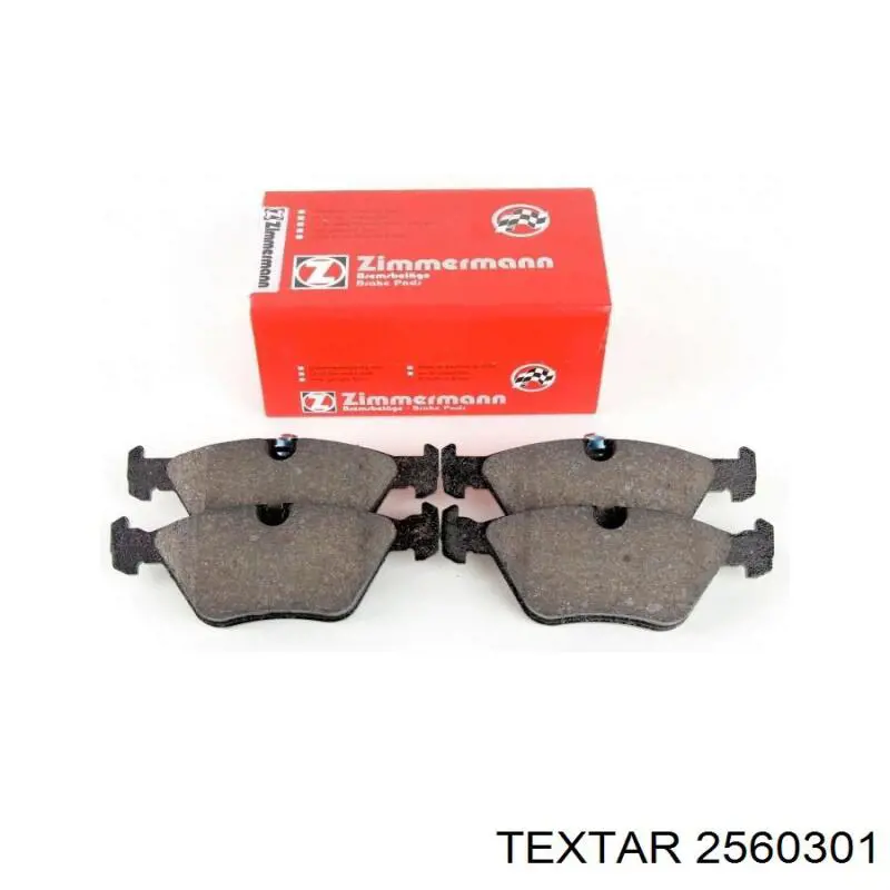 2560301 Textar Колодки тормозные дисковые комплект