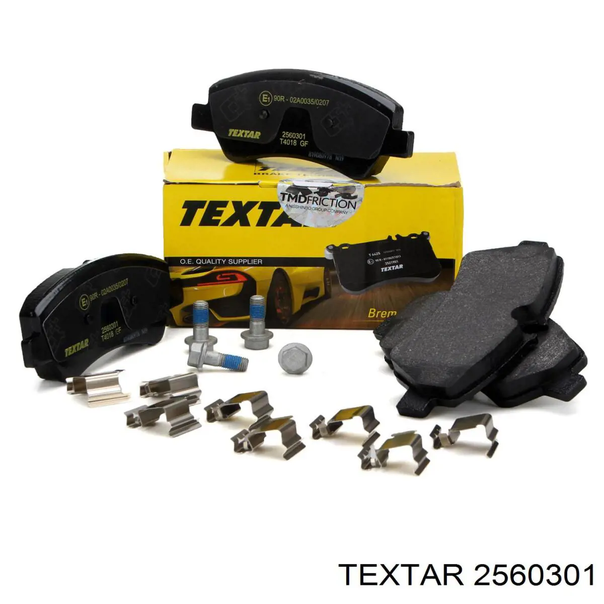 Задние тормозные колодки 2560301 Textar