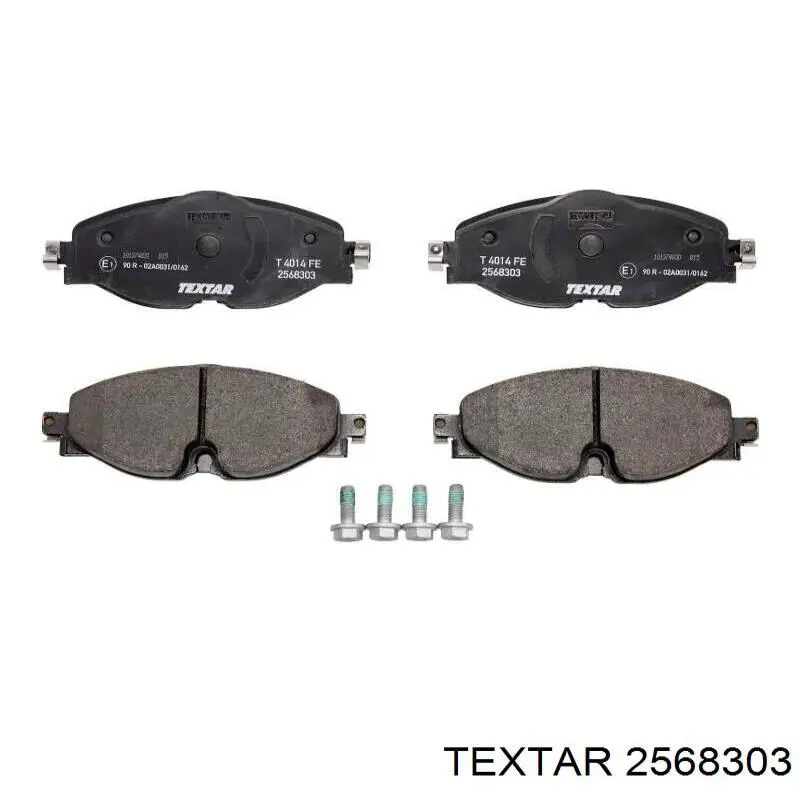 Купить 2568303 Textar Колодки тормозные