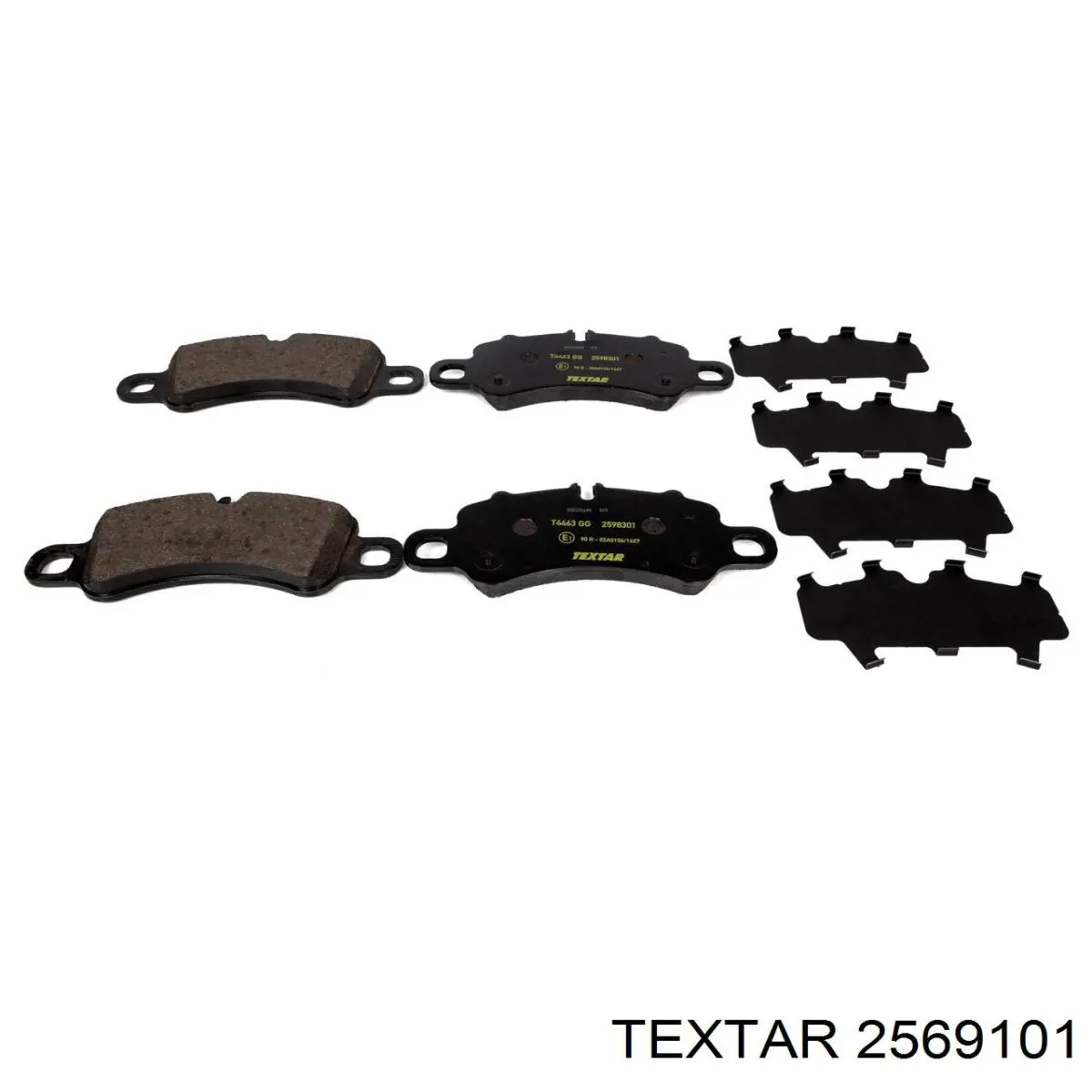 Купить 2569101 Textar Колодки тормозные задние, дисковые