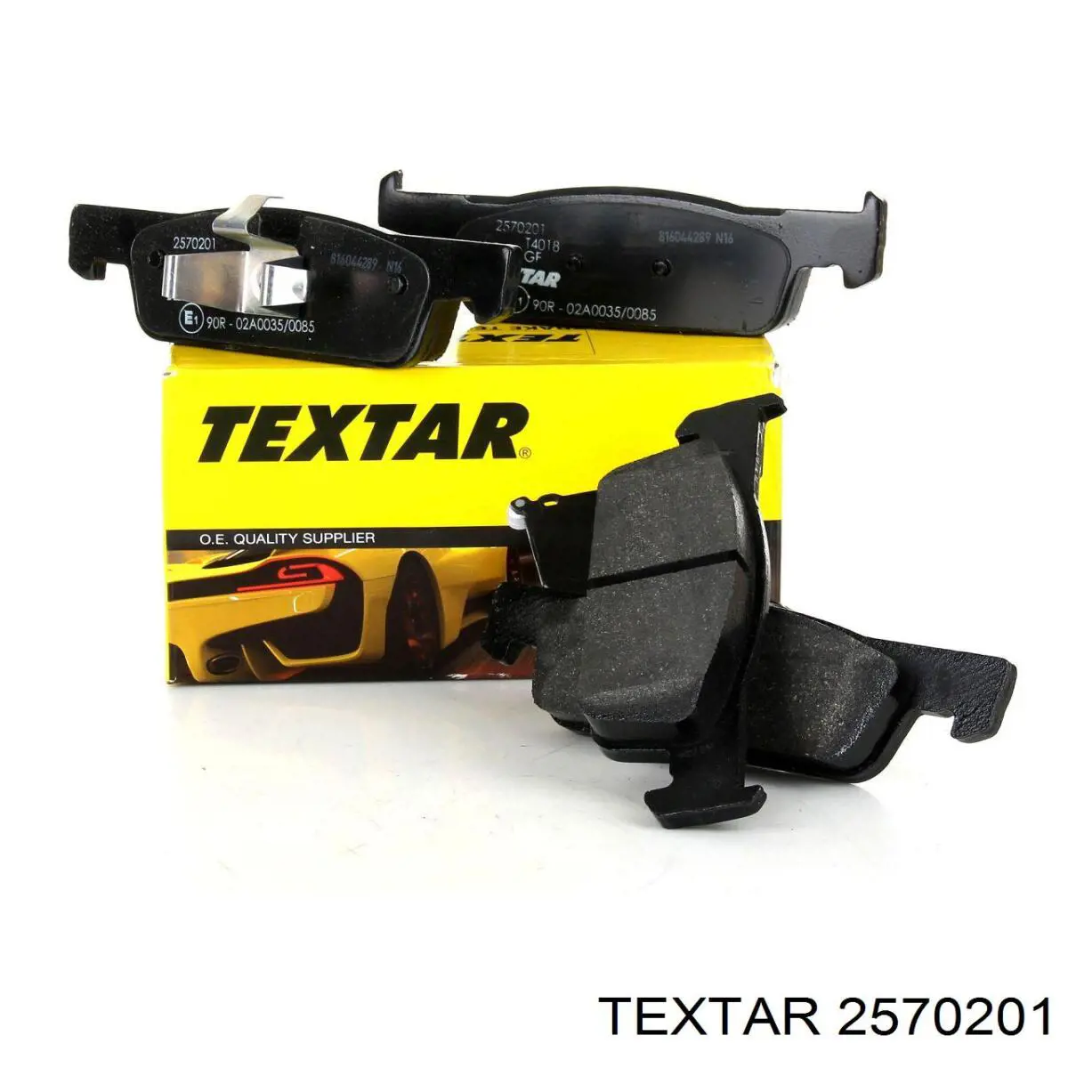 2570201 Textar Колодки передние