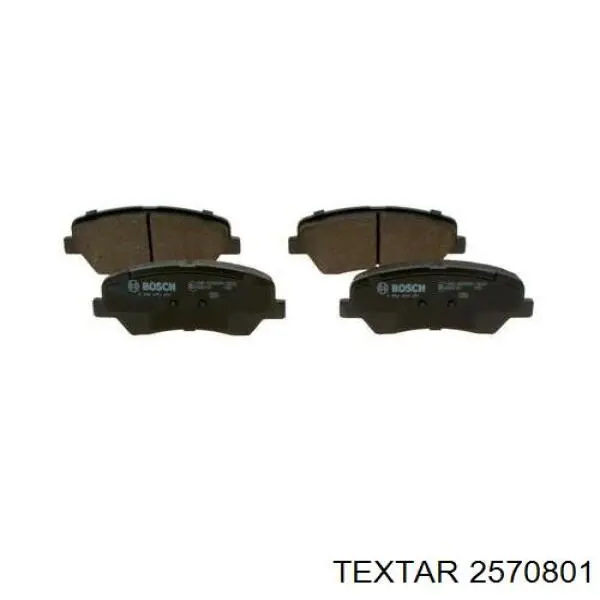 Купить 2570801 Textar Колодки тормозные