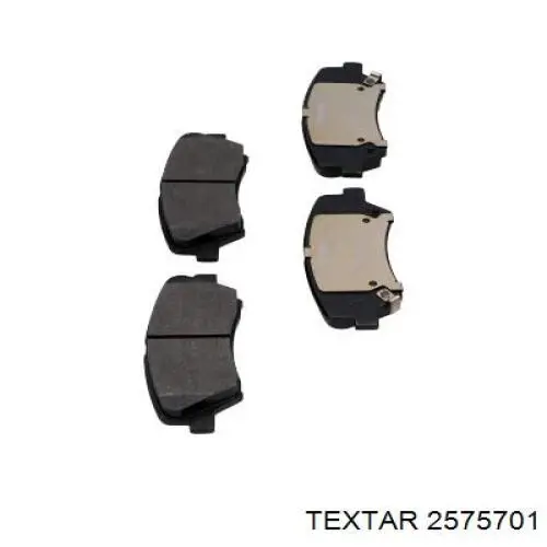 Купить 2575701 Textar Колодки тормозные