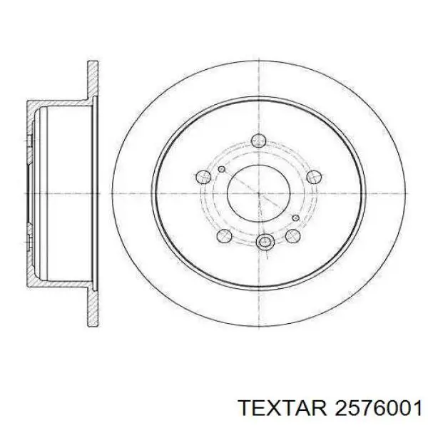 Купить 2576001 Textar Колодки тормозные