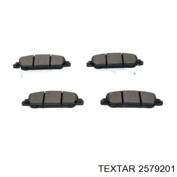Передние тормозные колодки 2579201 Textar