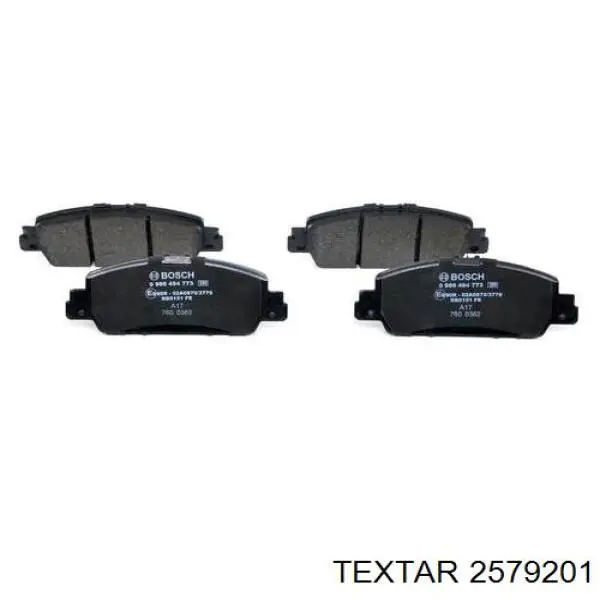 Колодки Textar 2579201 цена, от 55.03 USD