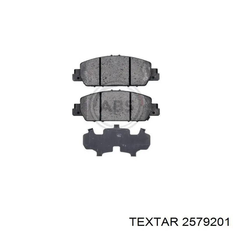 Тормозные колодки Textar 2579201