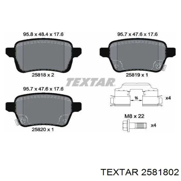 2581802 Textar 