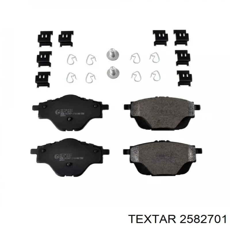 Задние дисковые колодки Textar 2582701