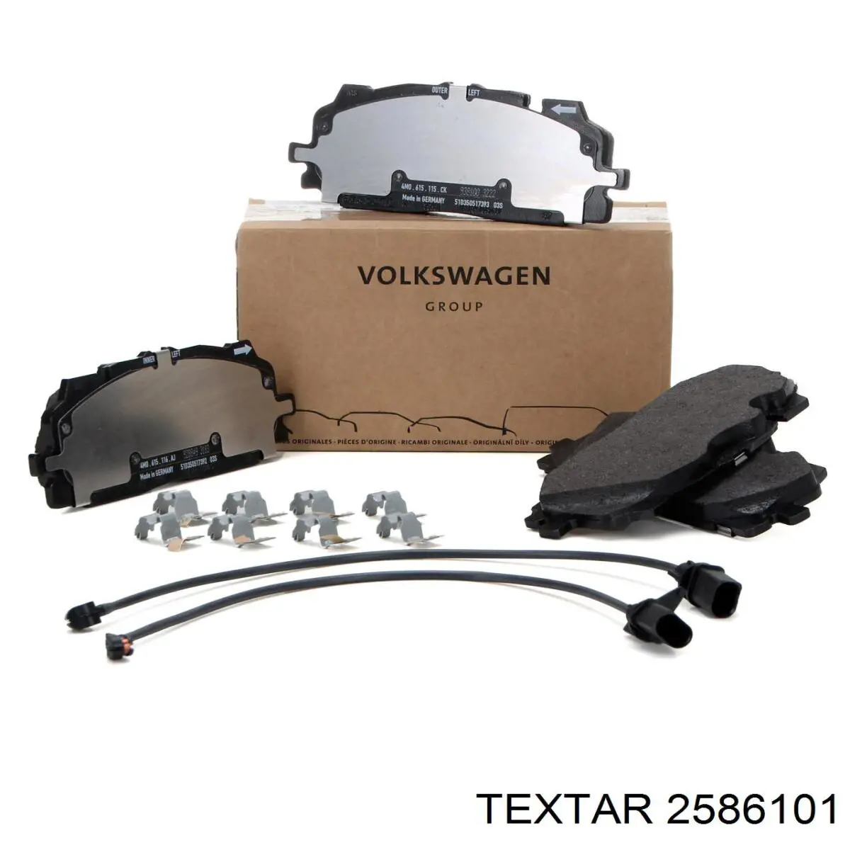 Купить 2586101 Textar Колодки тормозные