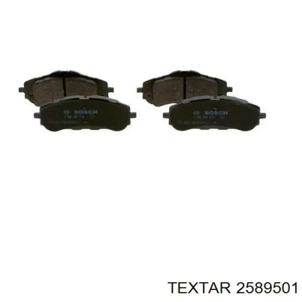 Купить 2589501 Textar Колодки тормозные