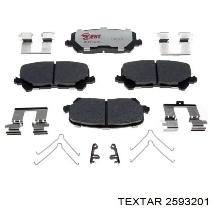 Колодки дисковые  Textar 2593201 цена, от 47.35 USD