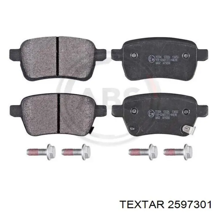 Купить 2597301 Textar Колодки тормозные задние, дисковые