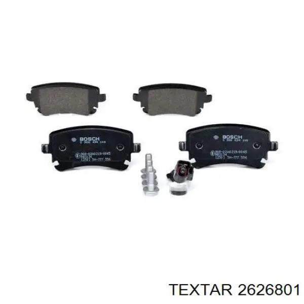 Купить 2626801 Textar Колодки тормозные