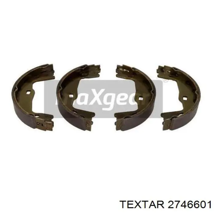 2746601 Textar Тормозные колодки ручника