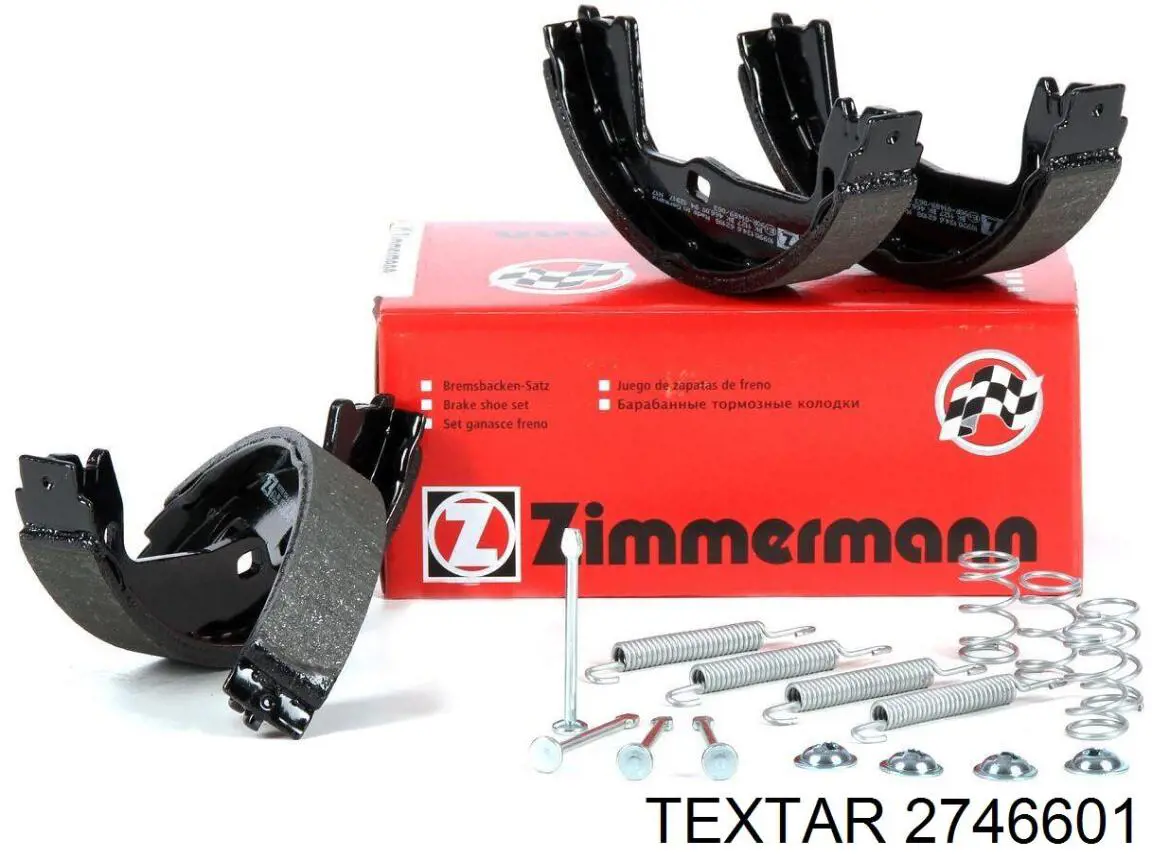 Тормозные колодки стояночного тормоза Textar 2746601 цена, от 12.57 USD