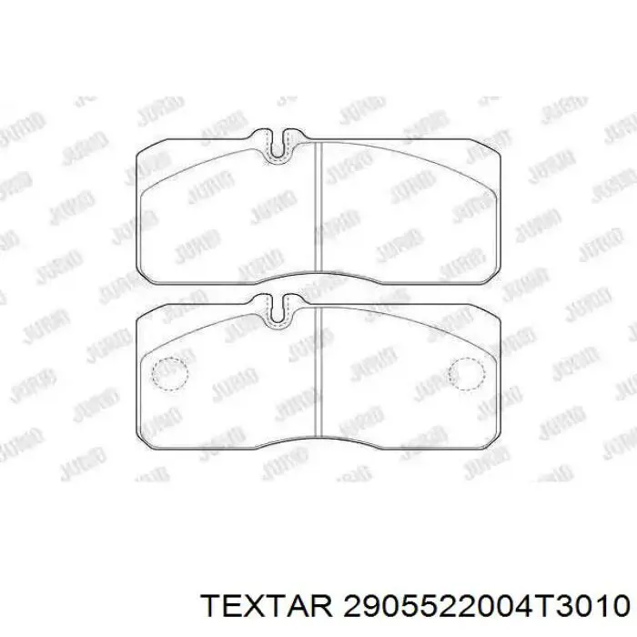 2905522004T3010 Textar Колодки передние
