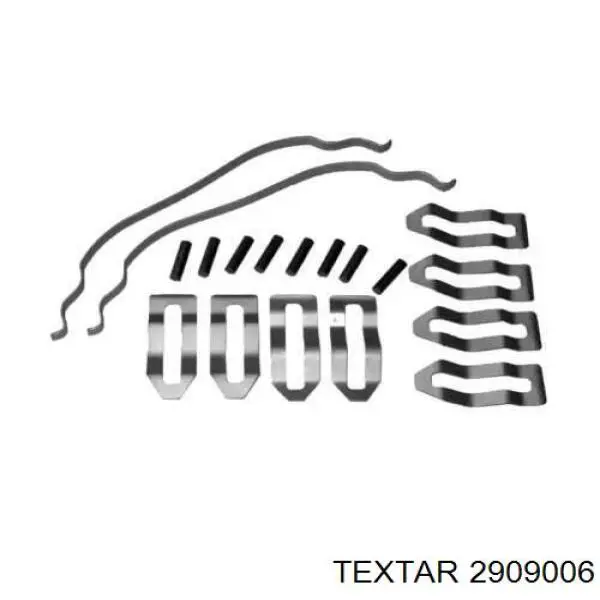 Передние тормозные колодки 2909006 Textar