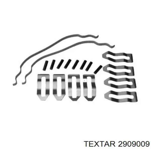 Передние тормозные колодки 2909009 Textar