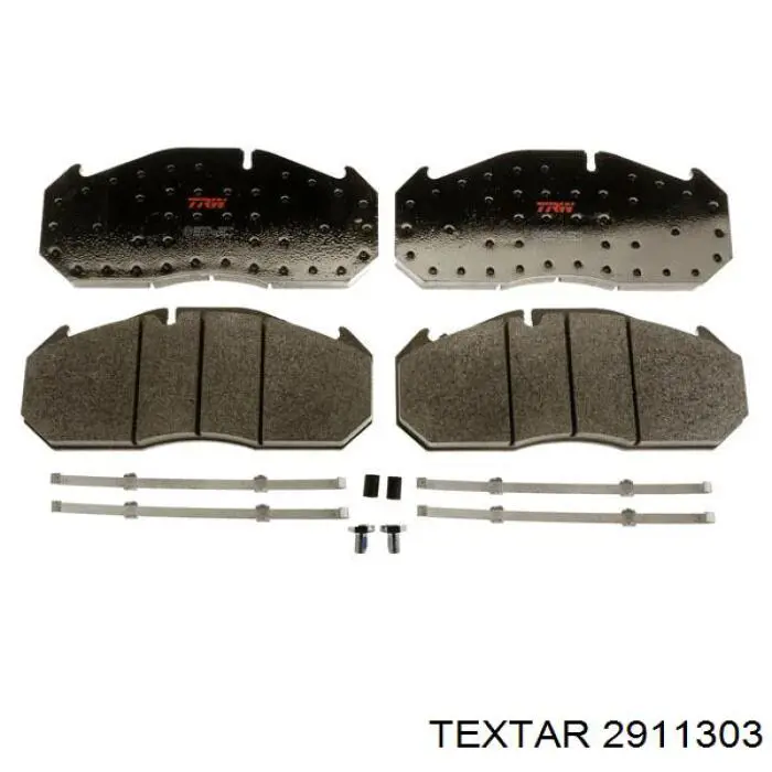 Передние тормозные колодки 2911303 Textar