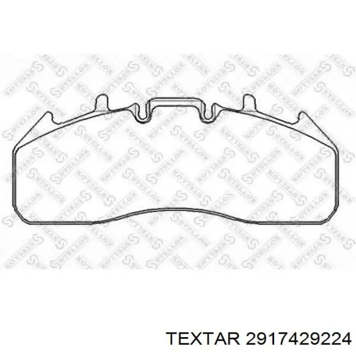 Передние тормозные колодки 2917429224 Textar