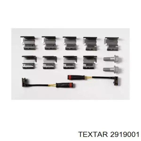 2919001 Textar Колодки тормозные дисковые комплект