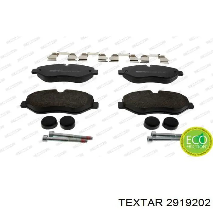 Тормозные колодки Textar 2919202