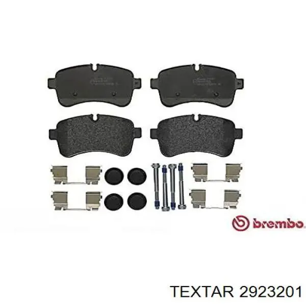Задние дисковые колодки Textar 2923201