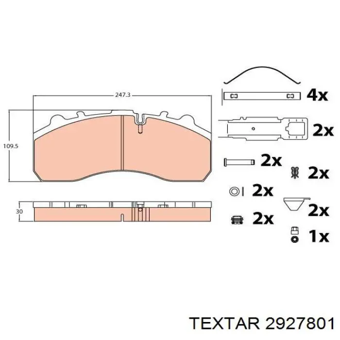 Купить JCA63720 Remsa Колодки тормозные