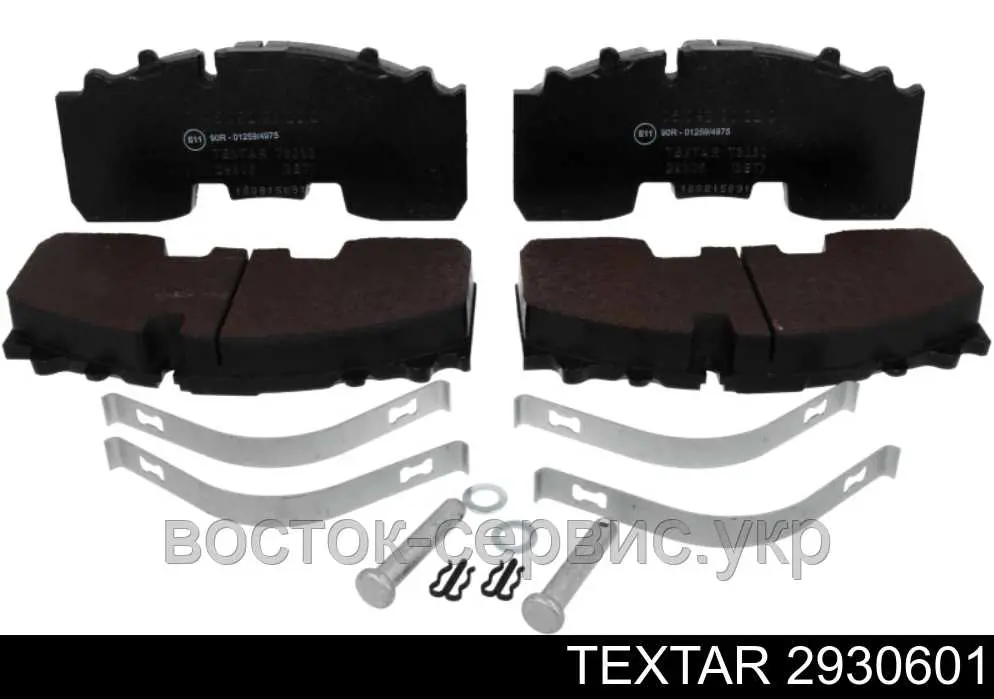 Задние тормозные колодки 2930601 Textar
